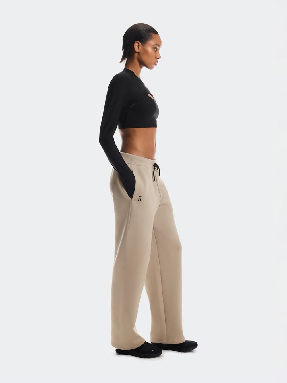 New $120 On Women's Focus Tech Sweatpants Marshmallow -L - Picture 5 of 14